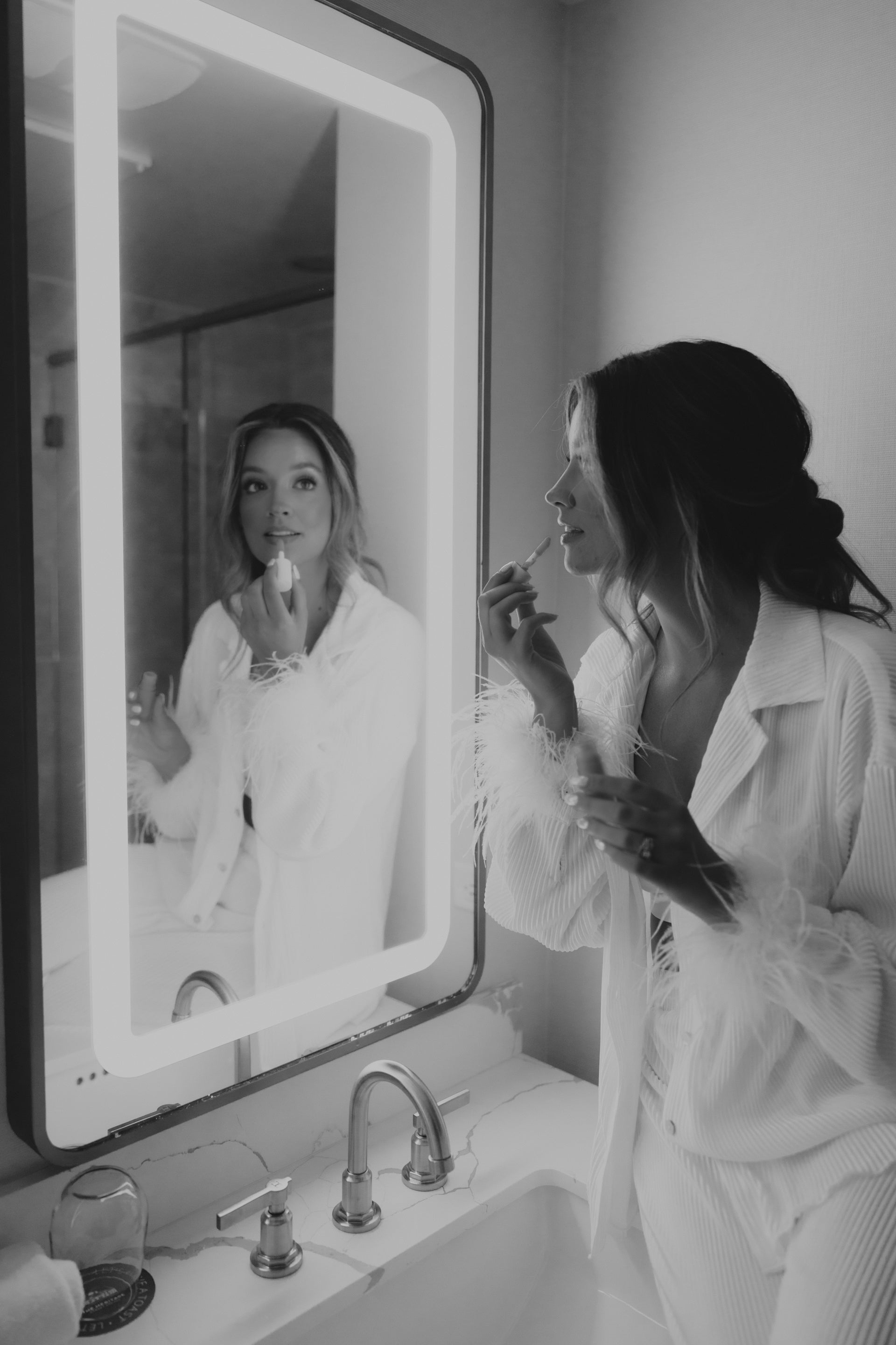 Waverles Pleated Pant Bridal Set in Dove